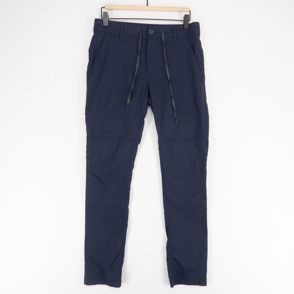 Roark‎ Pants Mens 30x30 Navy Blue Traveler Drawstring Slim Straight